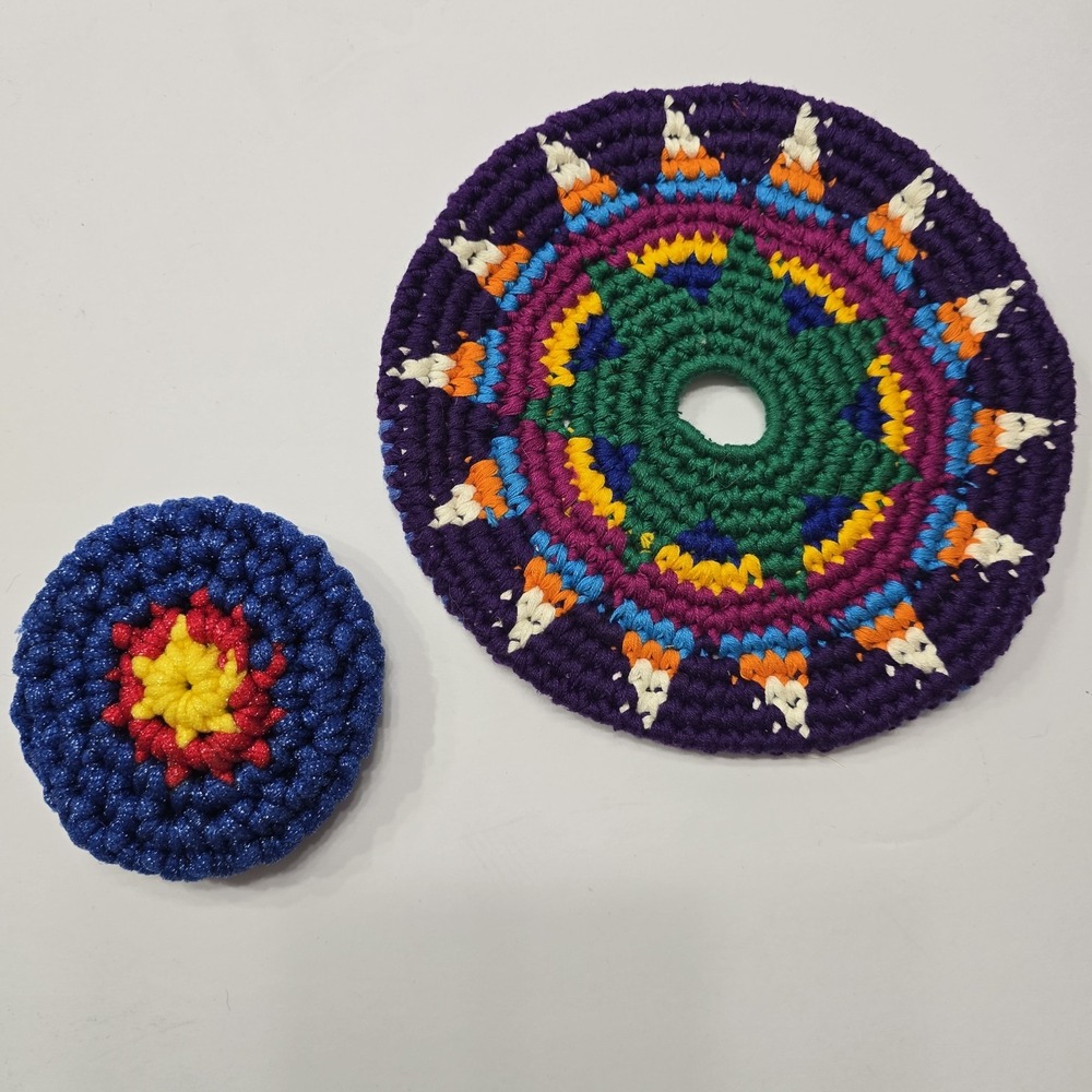 Pocket Disc Guatemalan Soft Frisbee Indoor/Outdoor‎ Colorful
